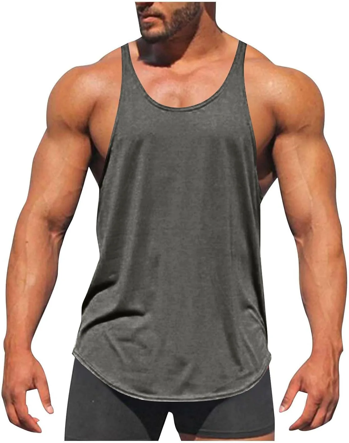 

Мужская майка для тренировок Sleeveless Lightweight для фитнеса и пляжа