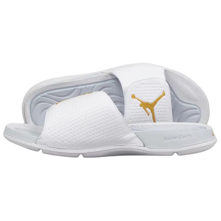 Jordan Гидро 5 устойчивые к истиранию слайдеры мужские white — фото 4