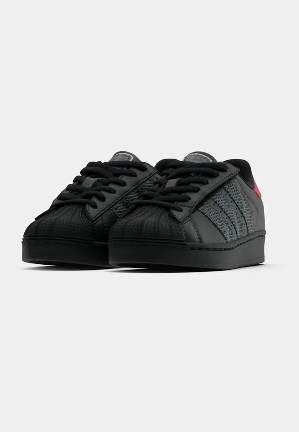 Унисекс кроссовки superstar со светодиодной подсветкой Adidas Originals, Core Black/Red — фото 3