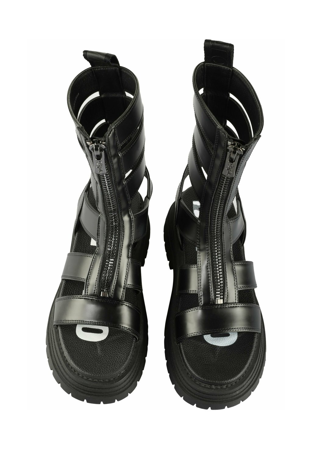 Сандалии с манжетой на щиколотке LENNOX ZEUS - Platform sandals Buffalo, черный — фото 3