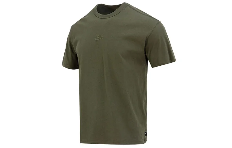 Nike Футболка с рукавом дроп-шоулдер мужская army green — фото 3