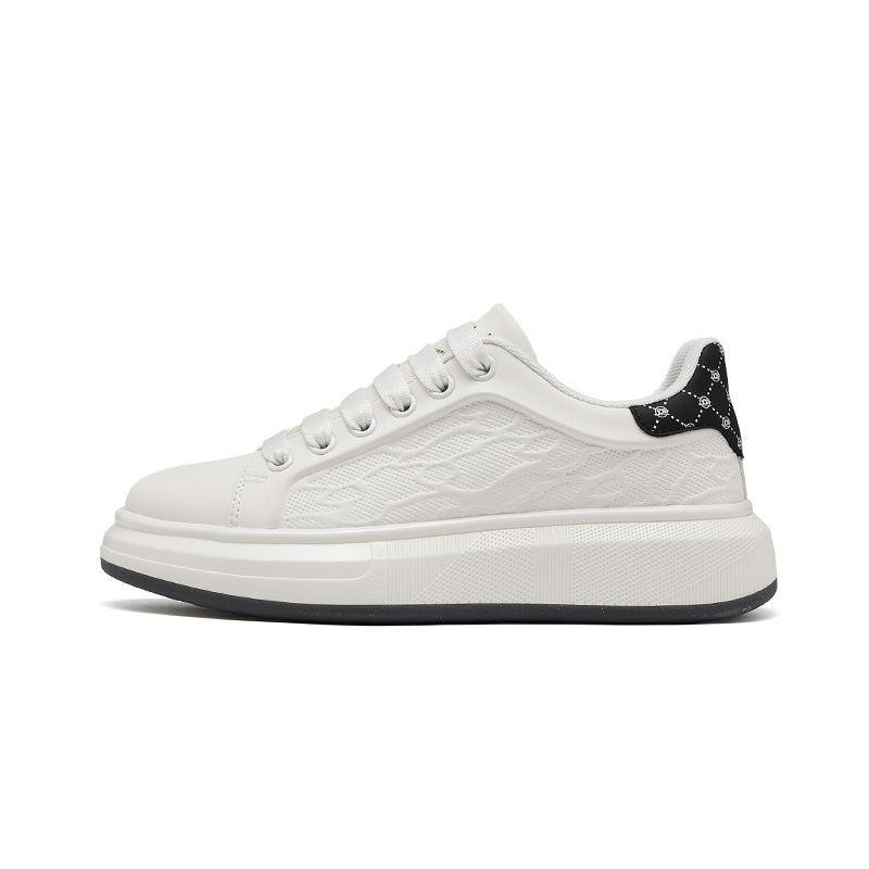 

Износостойкие, легкие и дышащие низкие скейтерские кроссовки Unisex JOSINY, белый черный