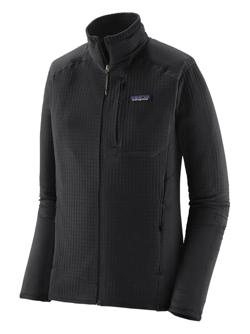 

Фактурная куртка на молнии Patagonia, черный