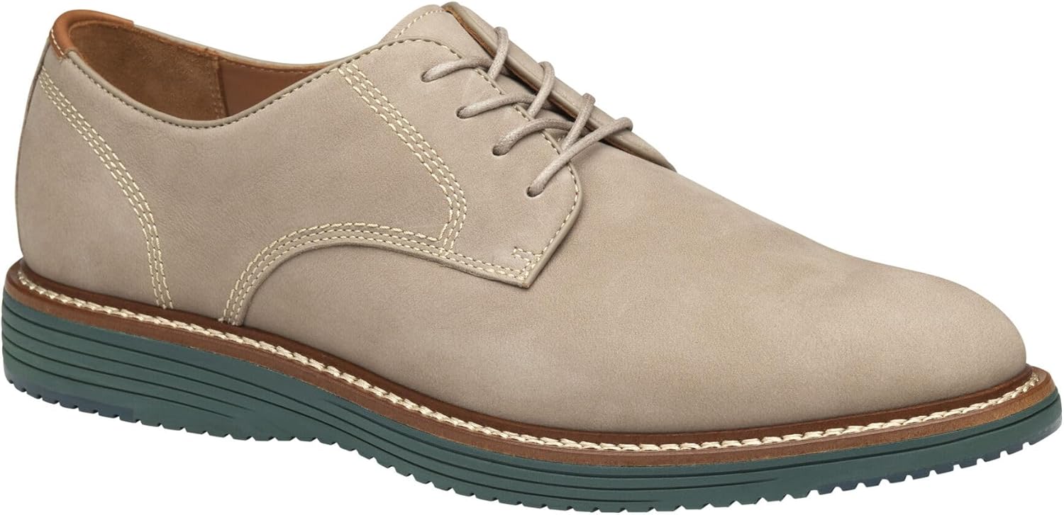 

Мужские туфли Johnston Murphy Upton с простым носком Johnston & Murphy, Taupe Nubuck