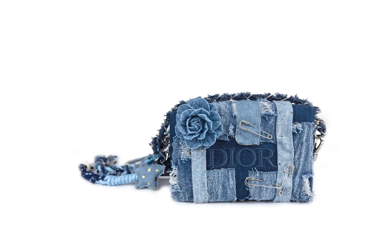 Индивидуальная косметичка из денима в стиле бохо DIOR, Cool Cloth Player