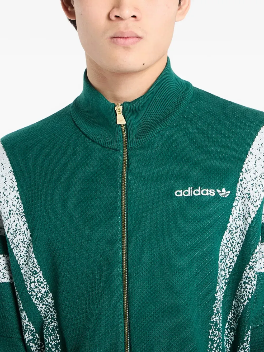Бомбер Santiago Adidas, зеленый — фото 4