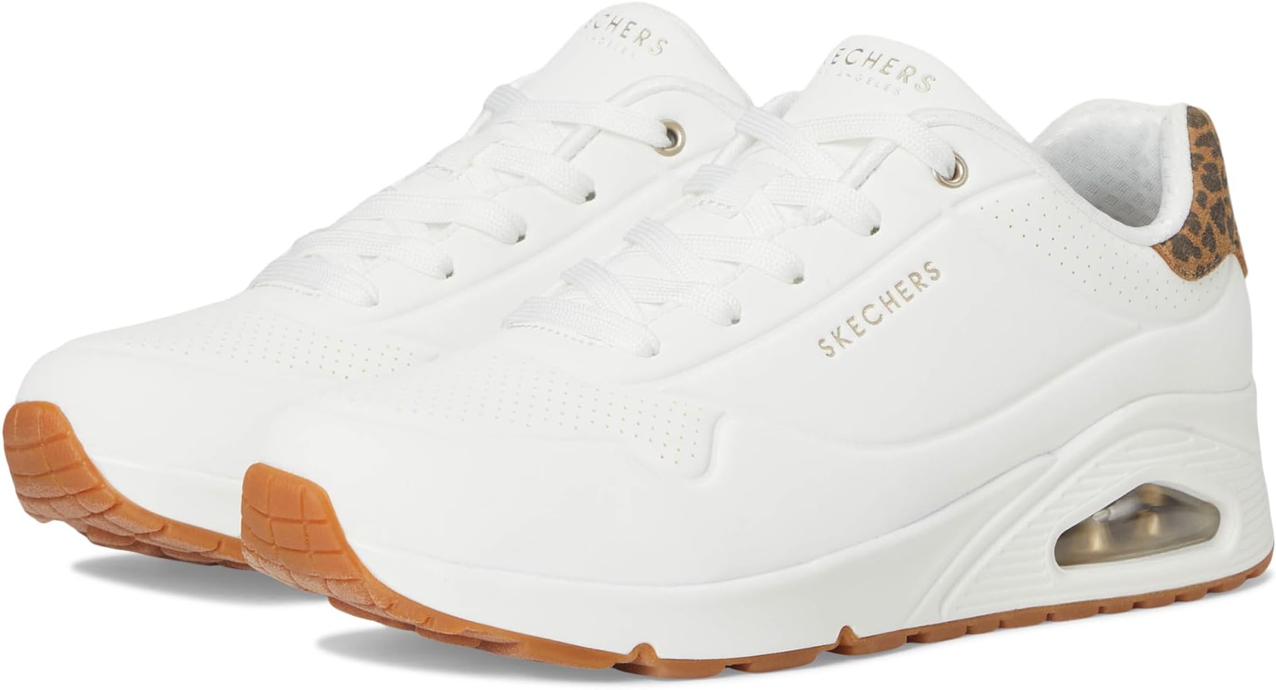 Кроссовки SKECHERS Uno - Jungle Nite, цвет White/Leopard