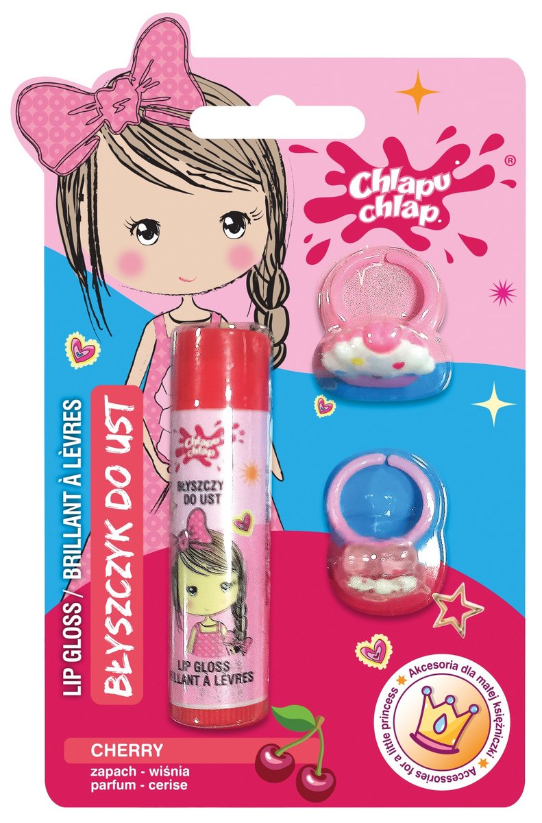 

Chlapu Chlap Lip Gloss Cherry + Rings