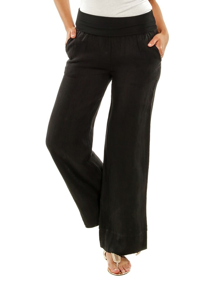 

Тканевые брюки Le Monde du Lin Valencia, черный