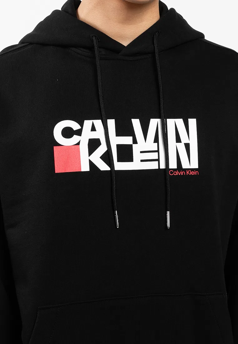 Худи, графический принт, Redbox Calvin Klein, черный — фото 3