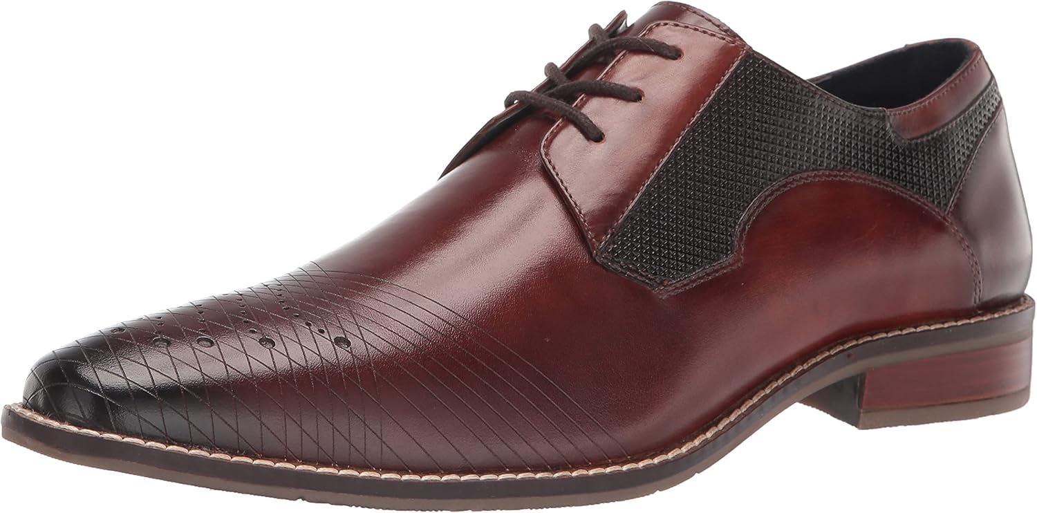 

Мужские оксфорды STACY ADAMS Jovian из тонированной кожи, Cognac