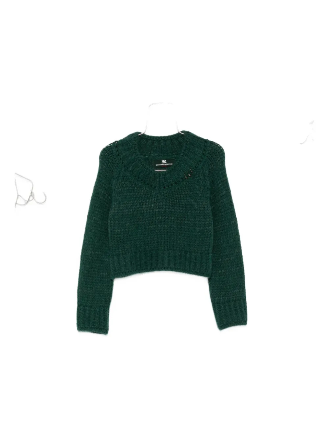 

Свитер Ermanno Scervino с круглым вырезом, зеленый