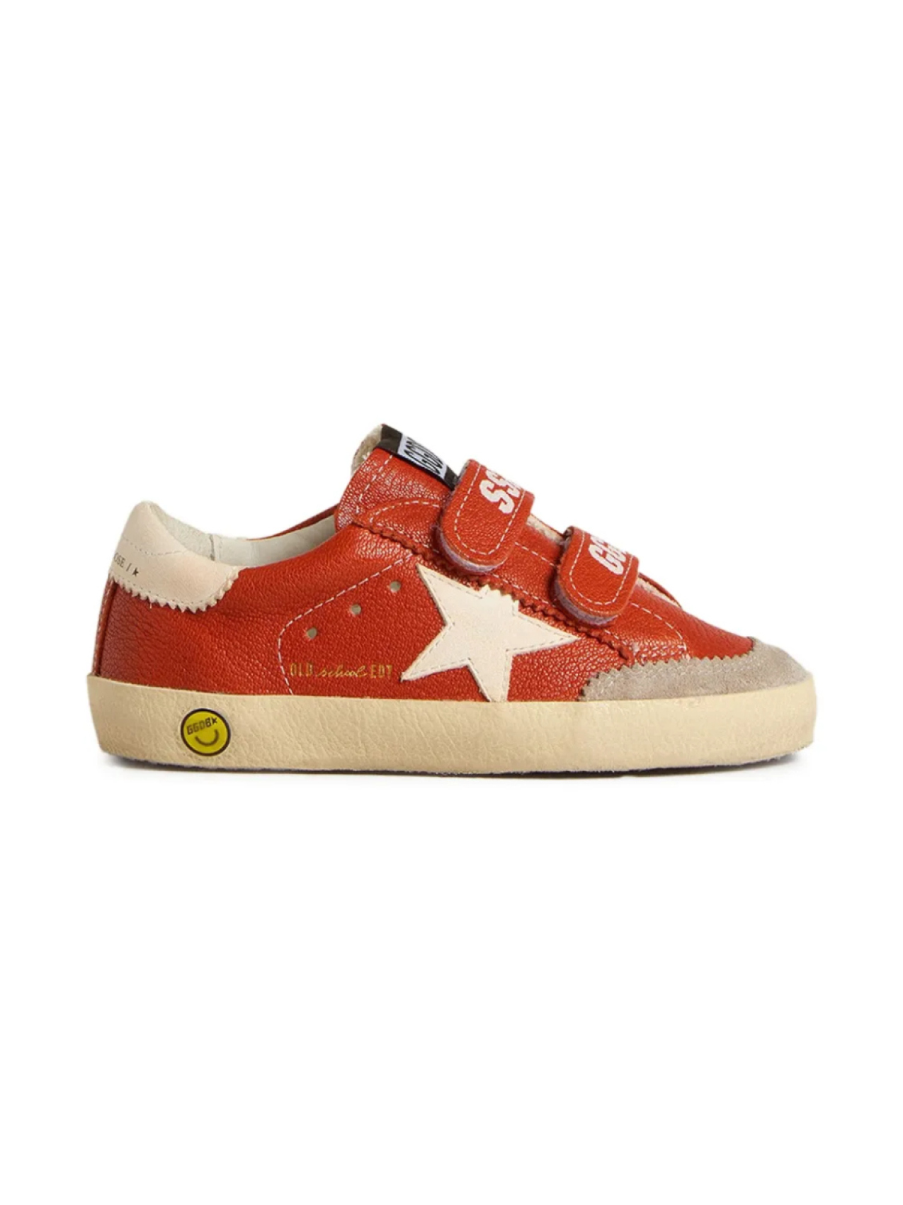 

Golden Goose декорированные кроссовки на липучках, красный