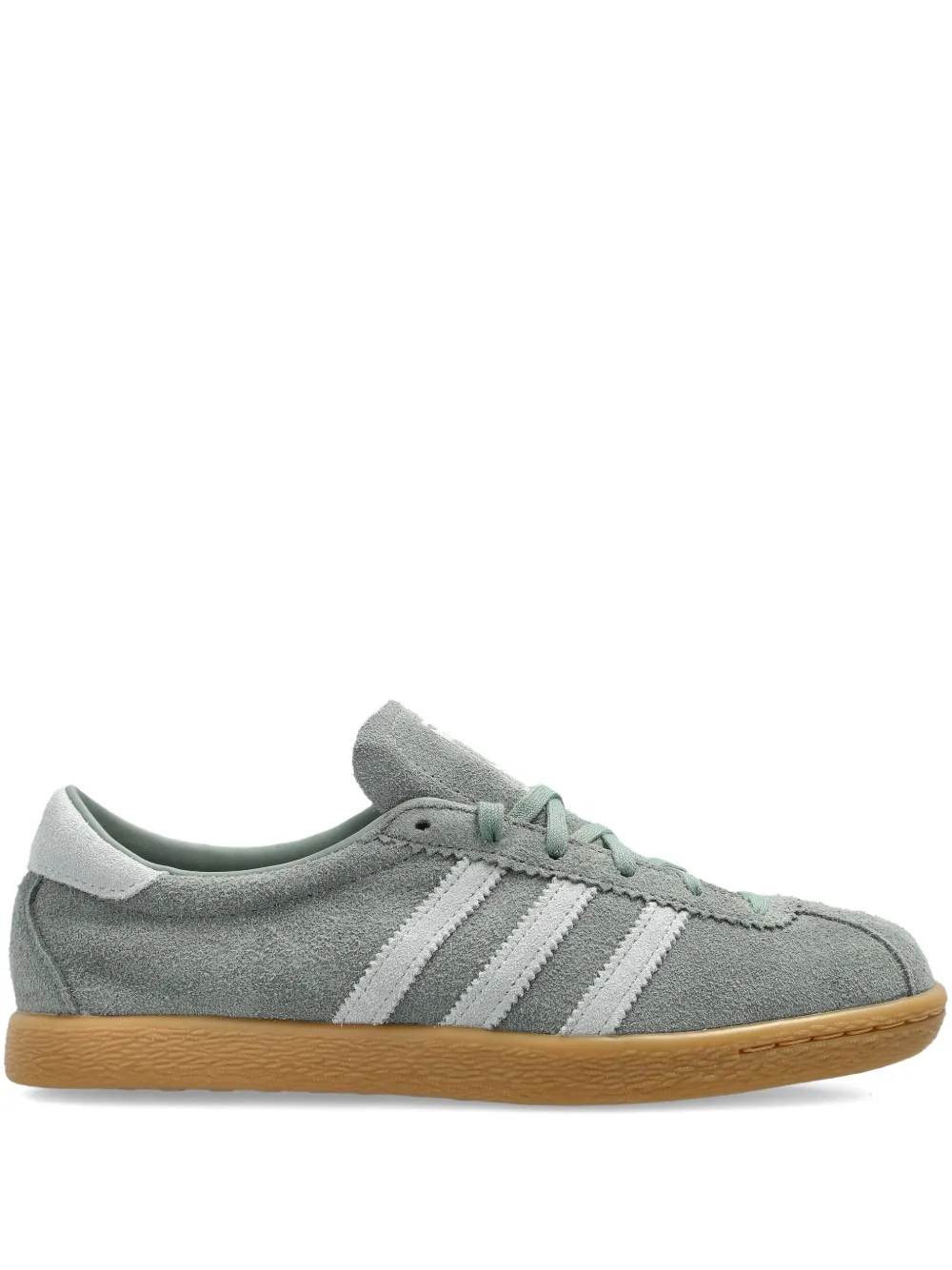 

Кроссовки из табачной замши adidas, зеленый