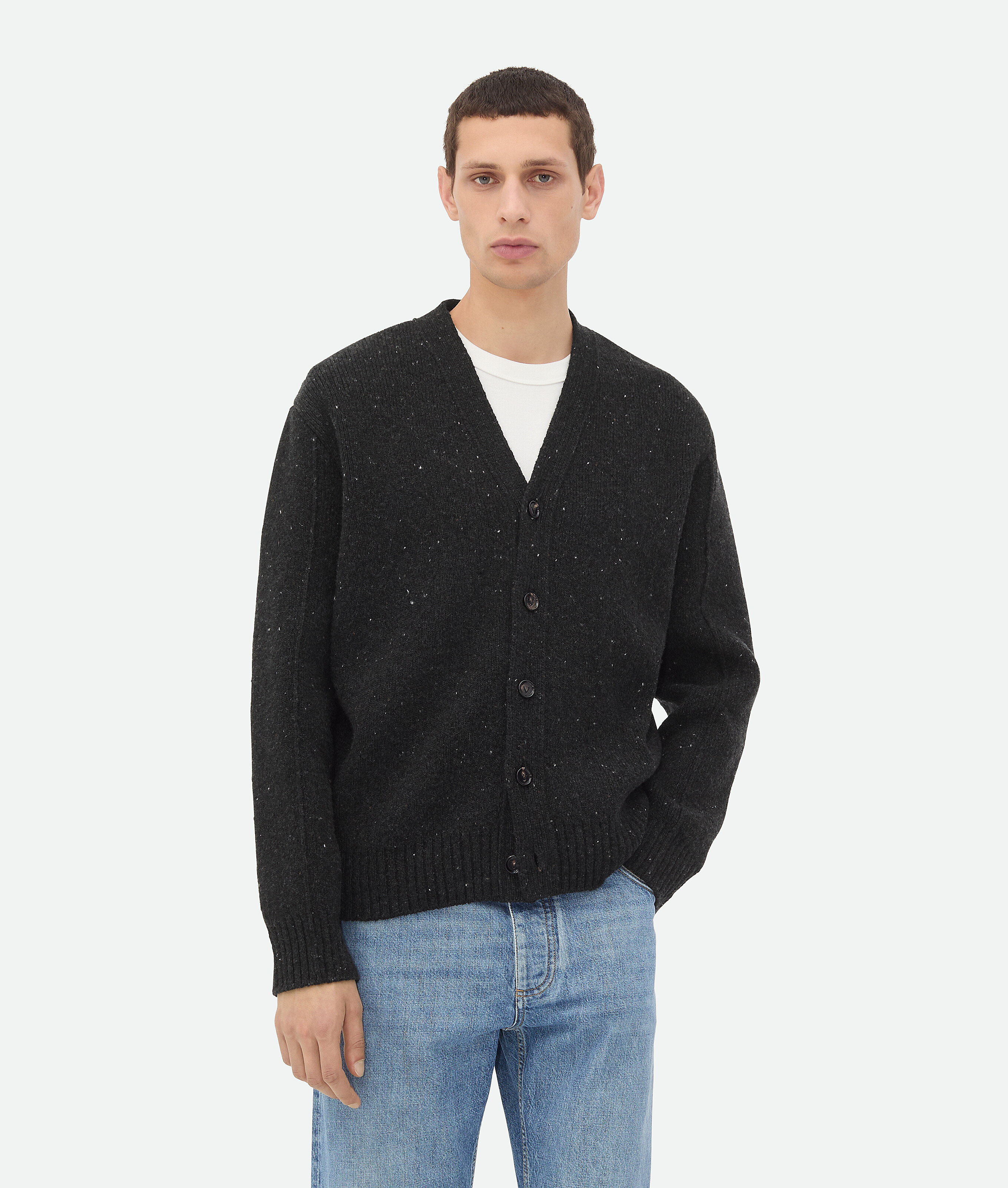 

Шерстяной кардиган, сшитый на заказ Bottega Veneta