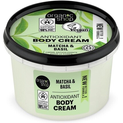 

ORGANIC SHOP Антиоксидантный крем для тела Matcha 250 мл