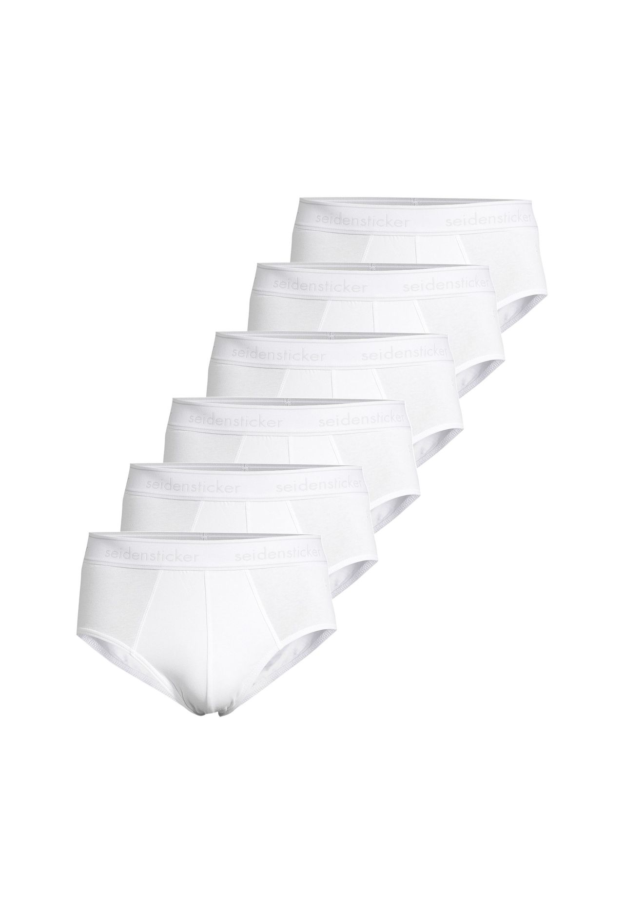 

Мини-брифы/трусы, упаковка из 6 шт Cotton Flex Seidensticker, белый
