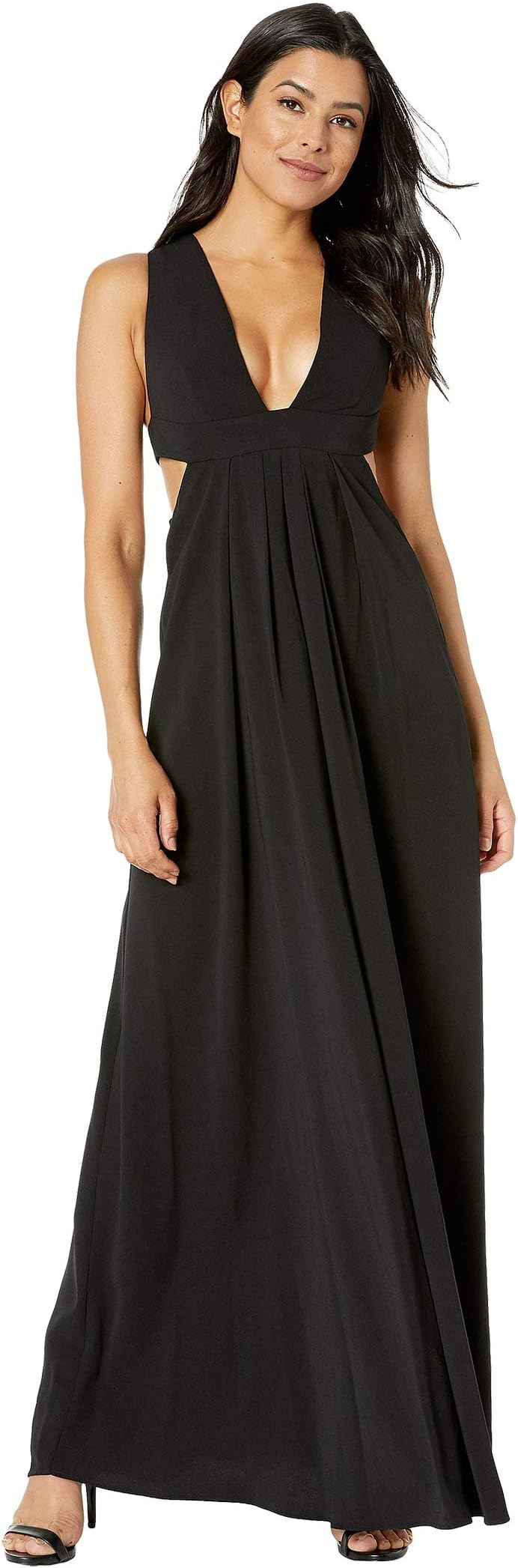 

Платье JILL JILL STUART Open Back Deep V Gown, черный