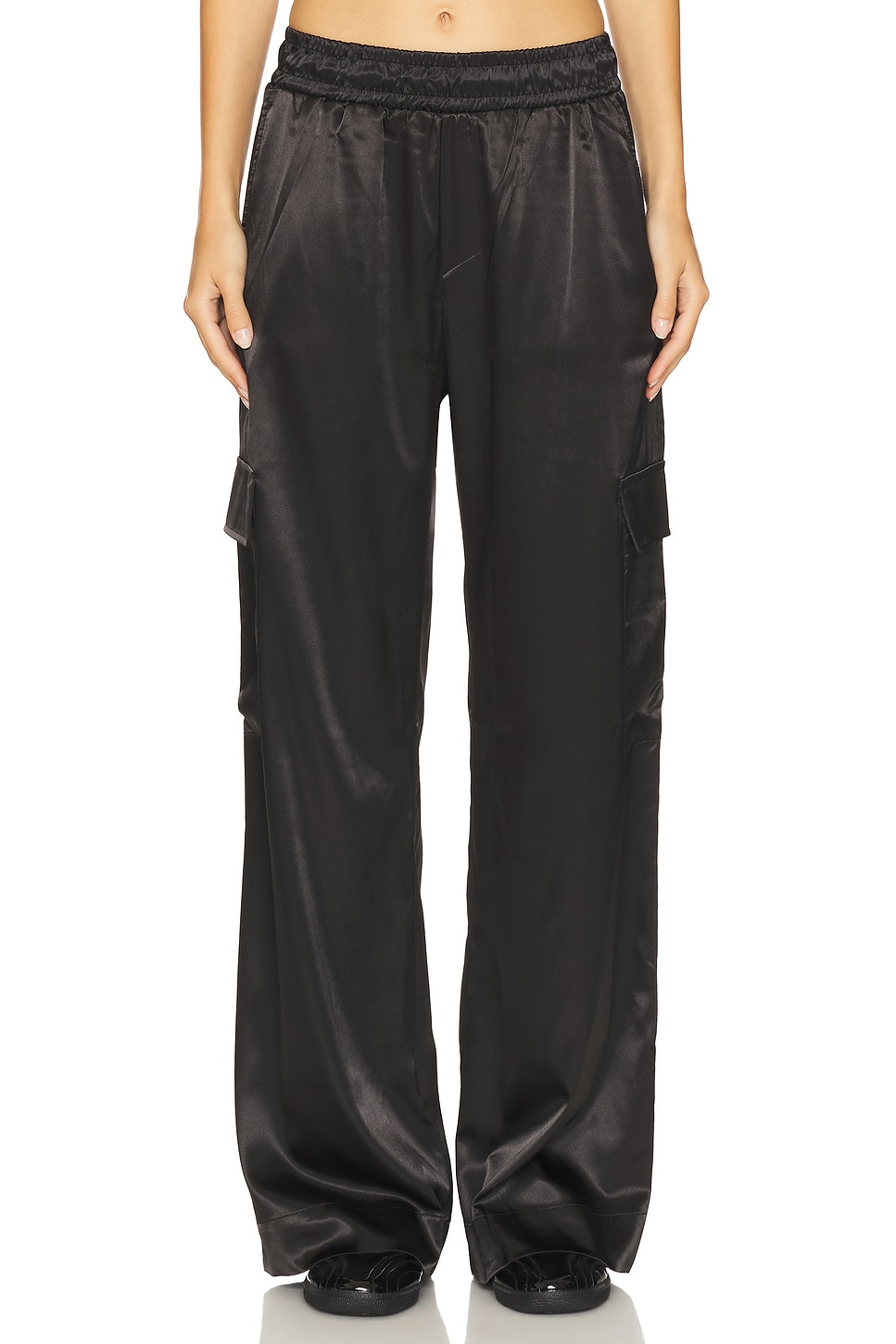 

Штаны карго из атласа Heroine Sport, black