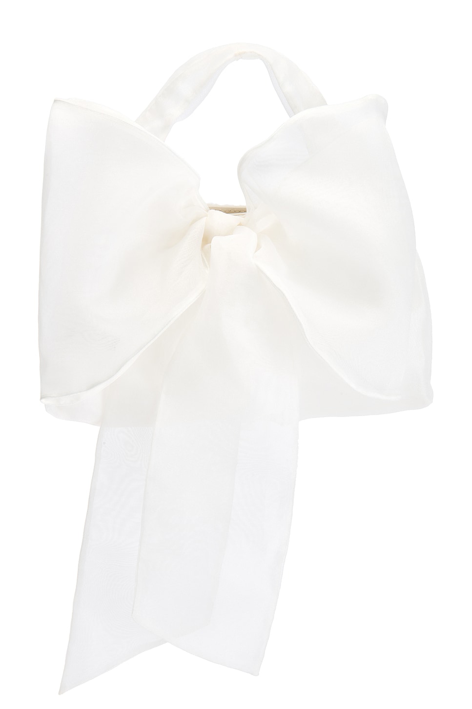 

Прозрачная клатч-сумка с бантом Loeffler Randall, pearl