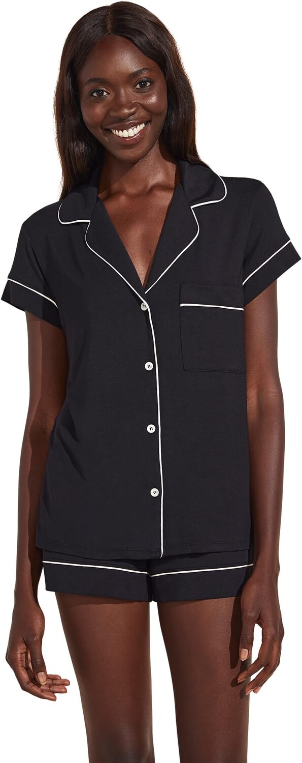 

Жизель - короткий пижамный комплект Eberjey, цвет Black/Sorbet Pink