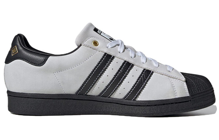 Adidas originals Superstar Обувь для скейтбординга унисекс, Black/White — фото 2