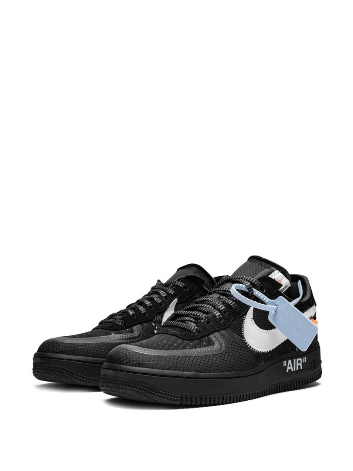 Кроссовки Nike The 10th: Air Force 1 Low, черный/белый — фото 2