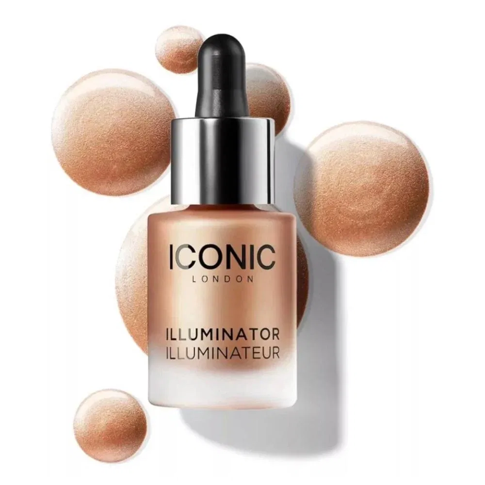 Жидкий хайлайтер-румяна Illuminator Liquid Highlighter - Blush от Iconic London для женщин - 0,45 унции, прозрачный/прозрачный — фото 2