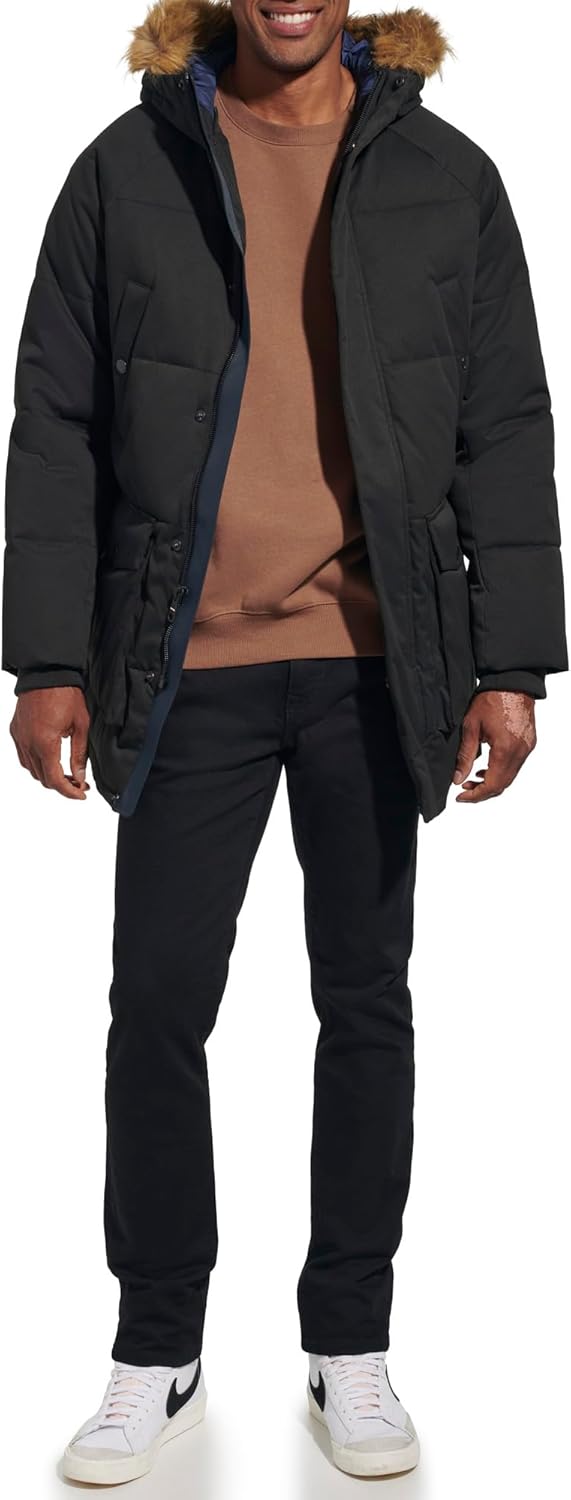 Мужская парка Tommy Hilfiger Arctic Cloth Heavyweight Performance, New Black