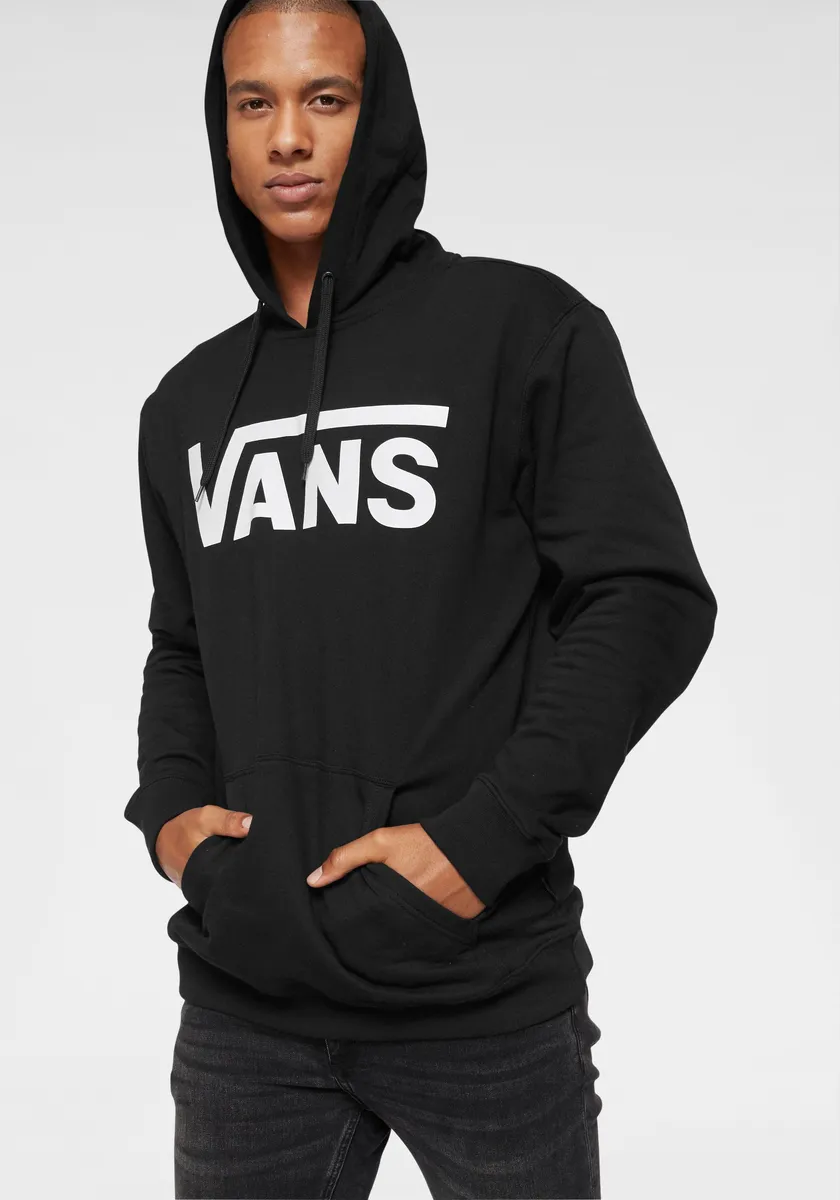 

Толстовка Vans с капюшоном "MN VANS CLASSIC PO HOODIE II", с большим логотипом, черный