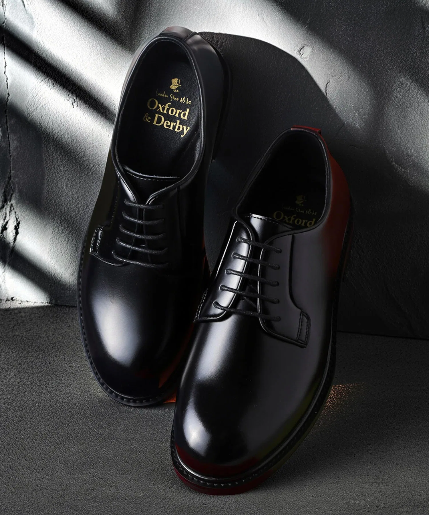 Мужские кожаные ботинки London Shoe Make Postman 9101 чёрные