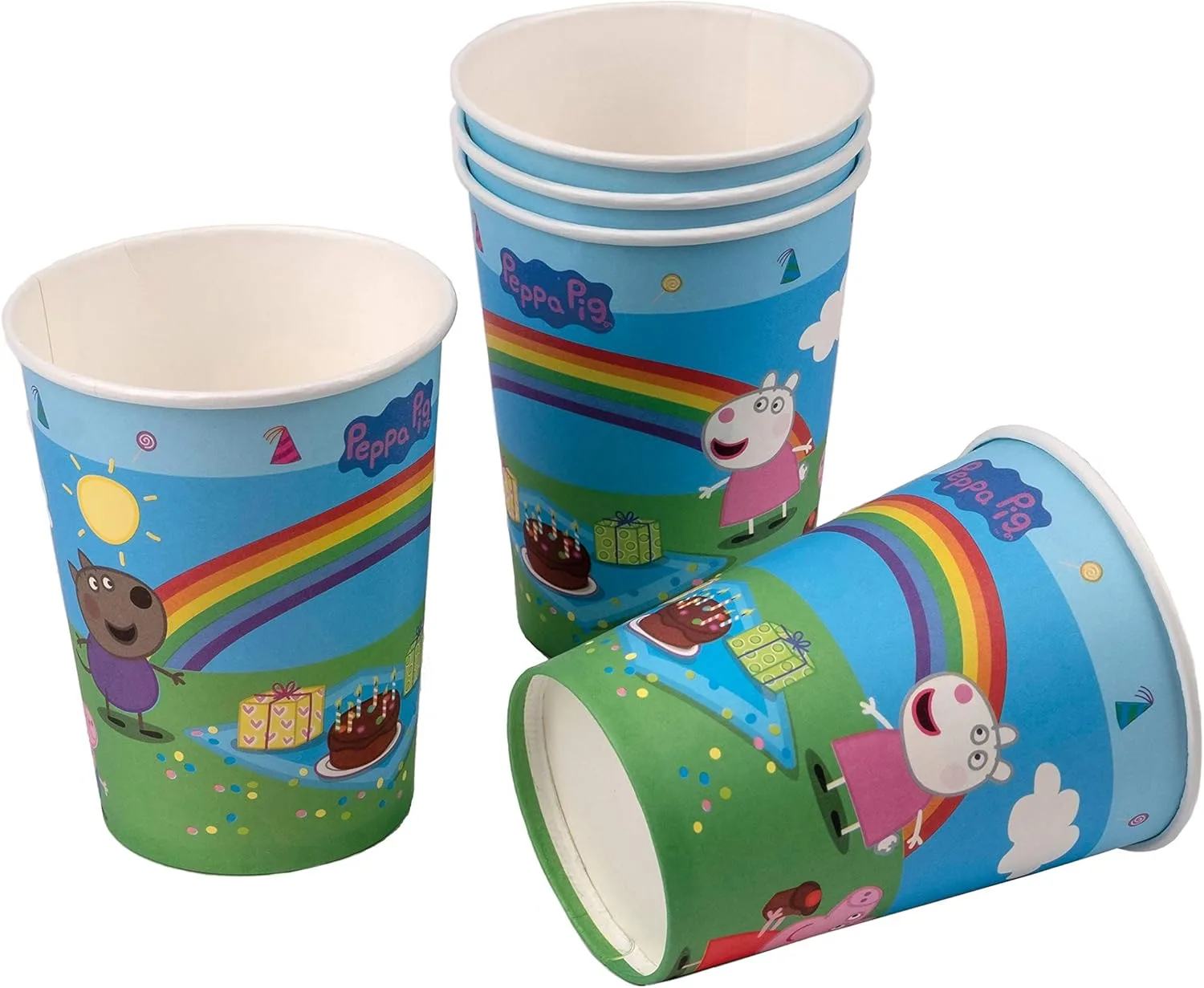 Happy People Peppa Pig бумажные стаканчики, 200 мл, упаковка 6 шт TIB Heyne