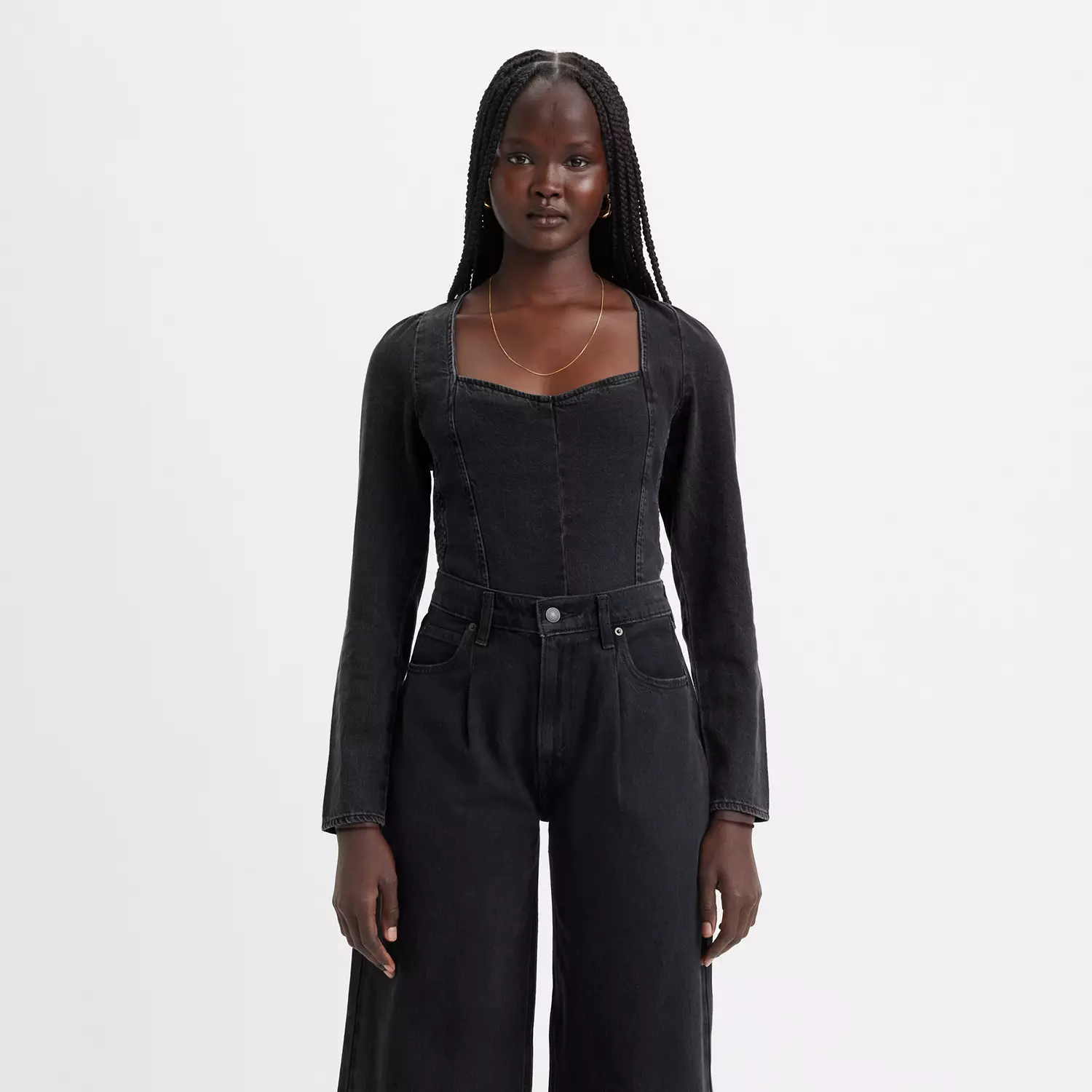 

Блузка с корсетом Ophelia Levi's, черный