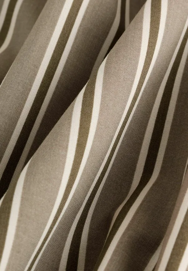 Обычная рубашка с длинным рукавом Next, Mocha/Brown Stripe — фото 4