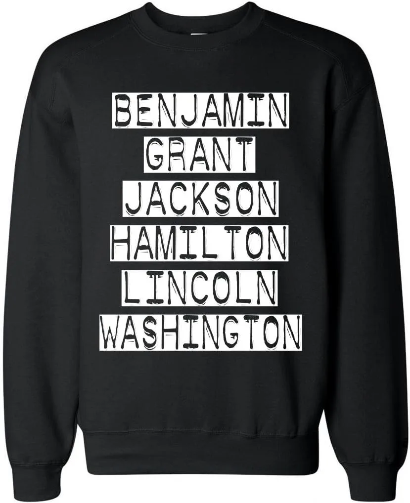 

Мужской свитер Dead President с круглым вырезом FTD Apparel