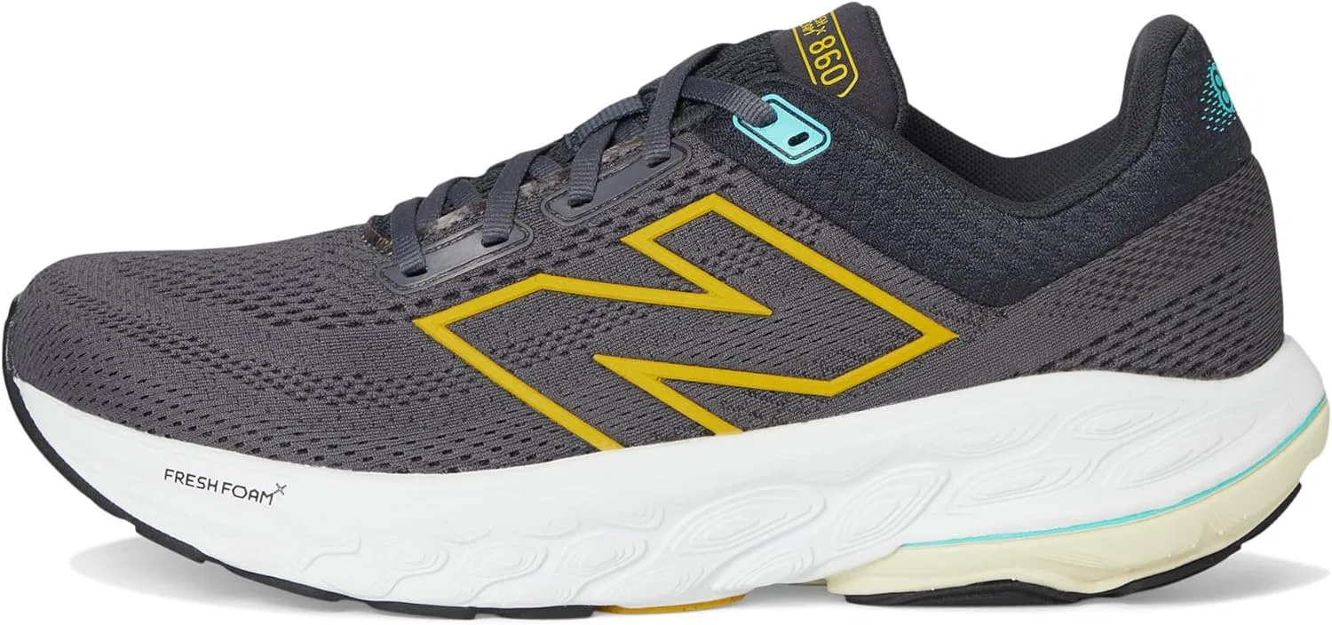 Мужские кожаные кроссовки New Balance ML574, Magnet Ginger Lemon Cyber Jade — фото 4