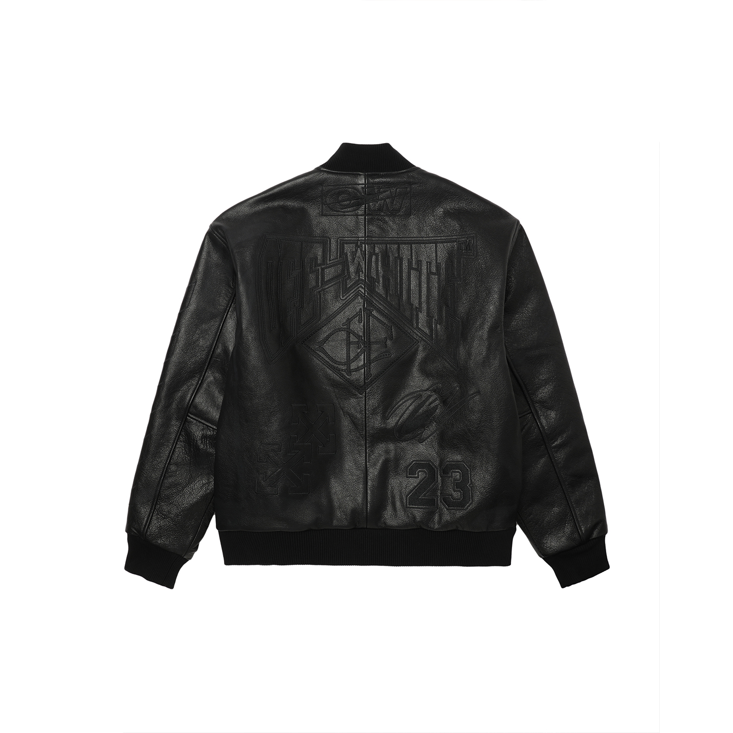 OFF-WHITE OFF WHITE бейсбольная майка Unisex с бейсбольным воротником средней плотности — фото 4