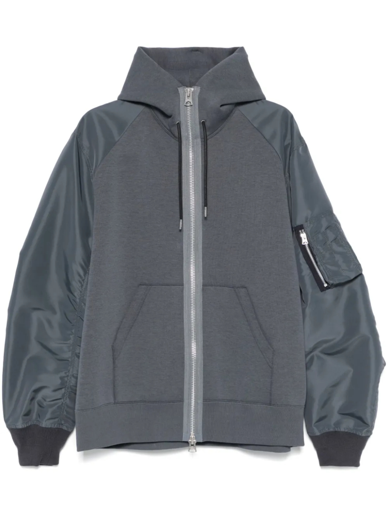 

Толстовка с капюшоном из губки sacai, синий