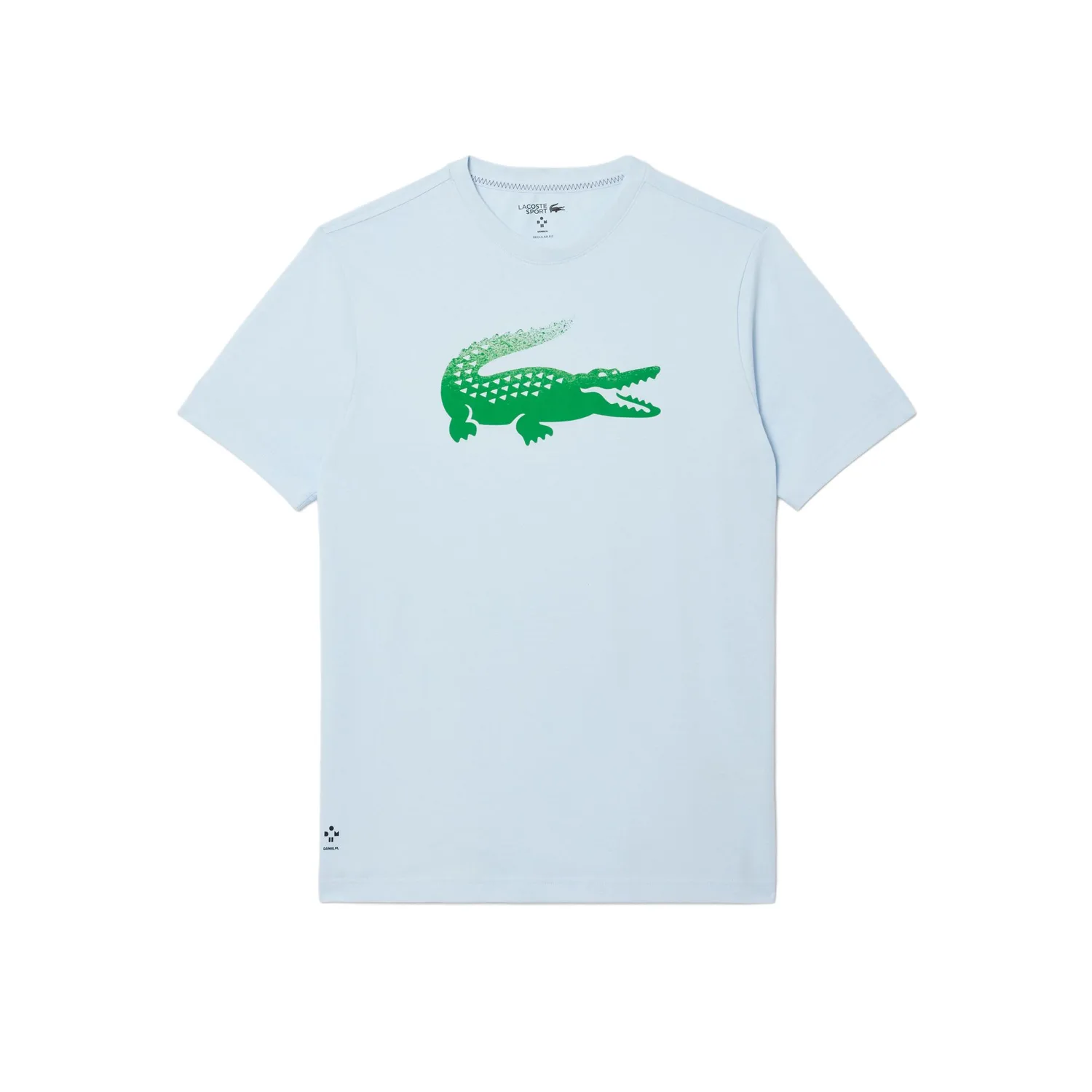 Футболка Daniil Medvedev LACOSTE, Green SIW — фото 4