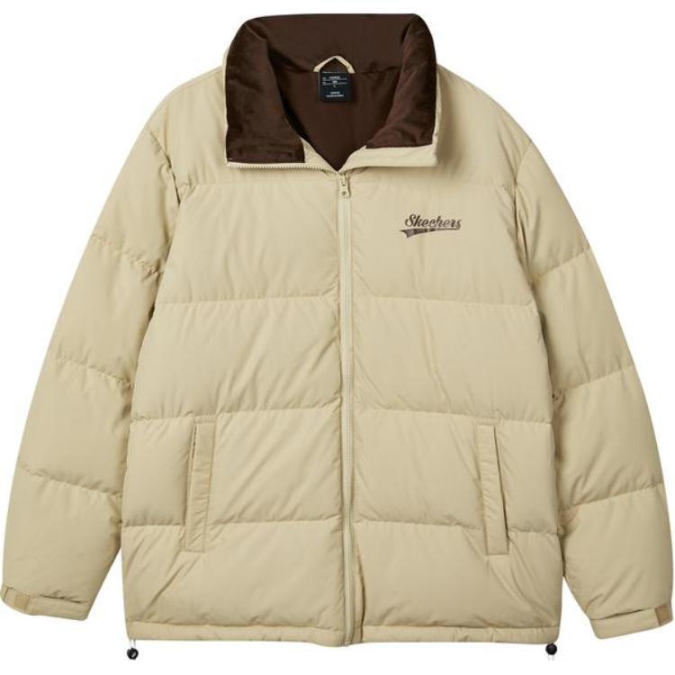 

Куртка пуховая унисекс Irish Cream Skechers, Irish Cream/028R, с сумкой для покупок