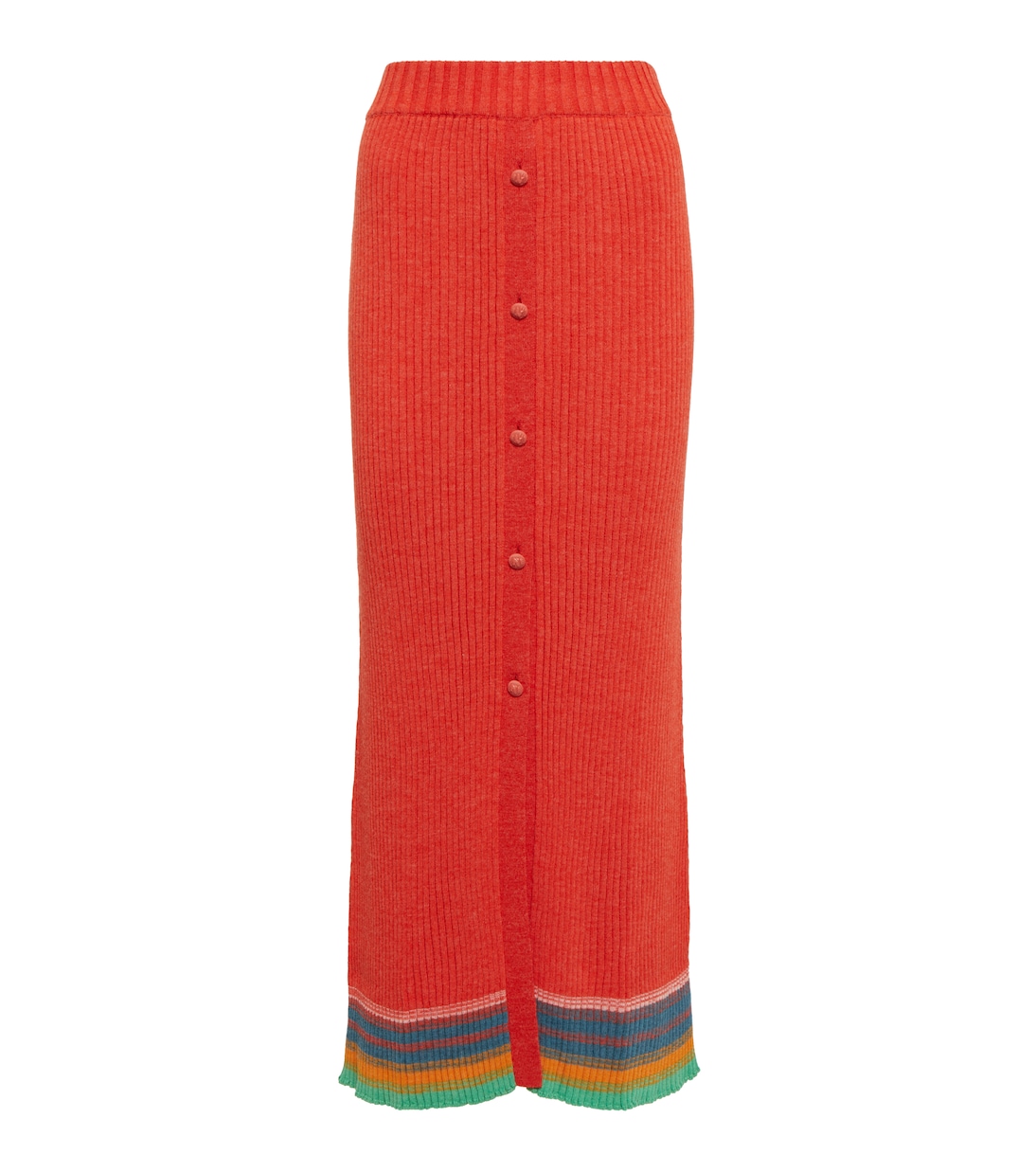 

Юбка из трикотажного полотна в полоску Etro, Rosso