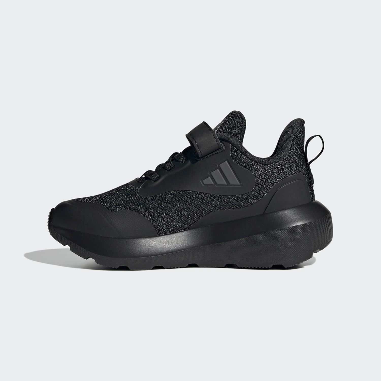 Детские кроссовки Adidas Fortarun 3.0 (унисекс), черный/серый — фото 2