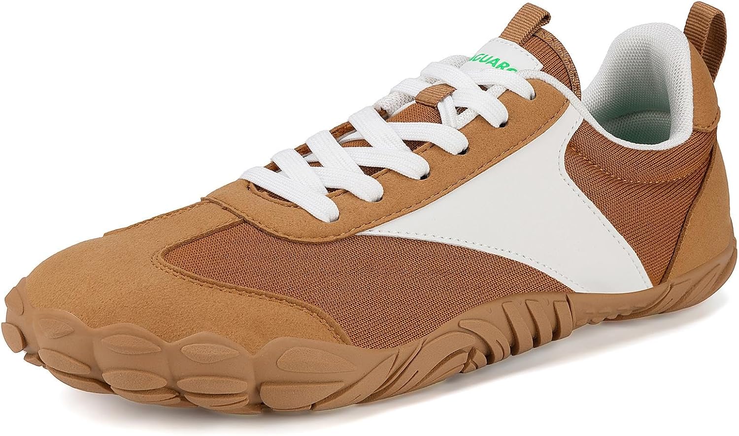 

SAGUARO Минималистичные кроссовки с широким носком для мужчин и женщин, беговые кроссовки для трейла с нулевым падением, коричневый