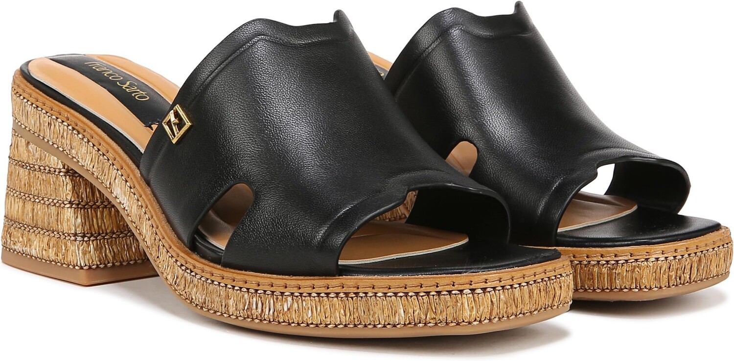 Туфли Franco Sarto Florence Fashion Slide Heeled Sandals, черный