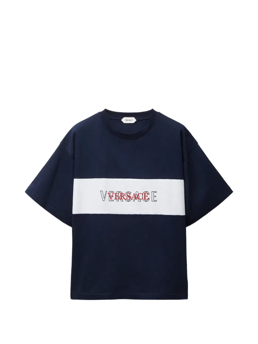 Футболка из джерси VERSACE, синий