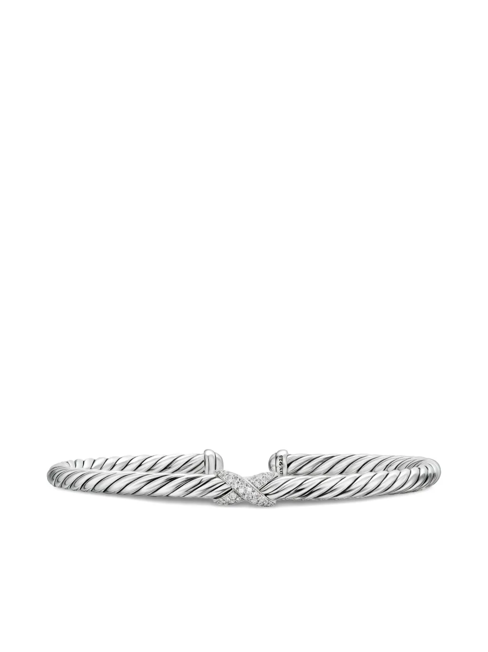 

Серебряный браслет Cable Flex X Station с бриллиантами David Yurman