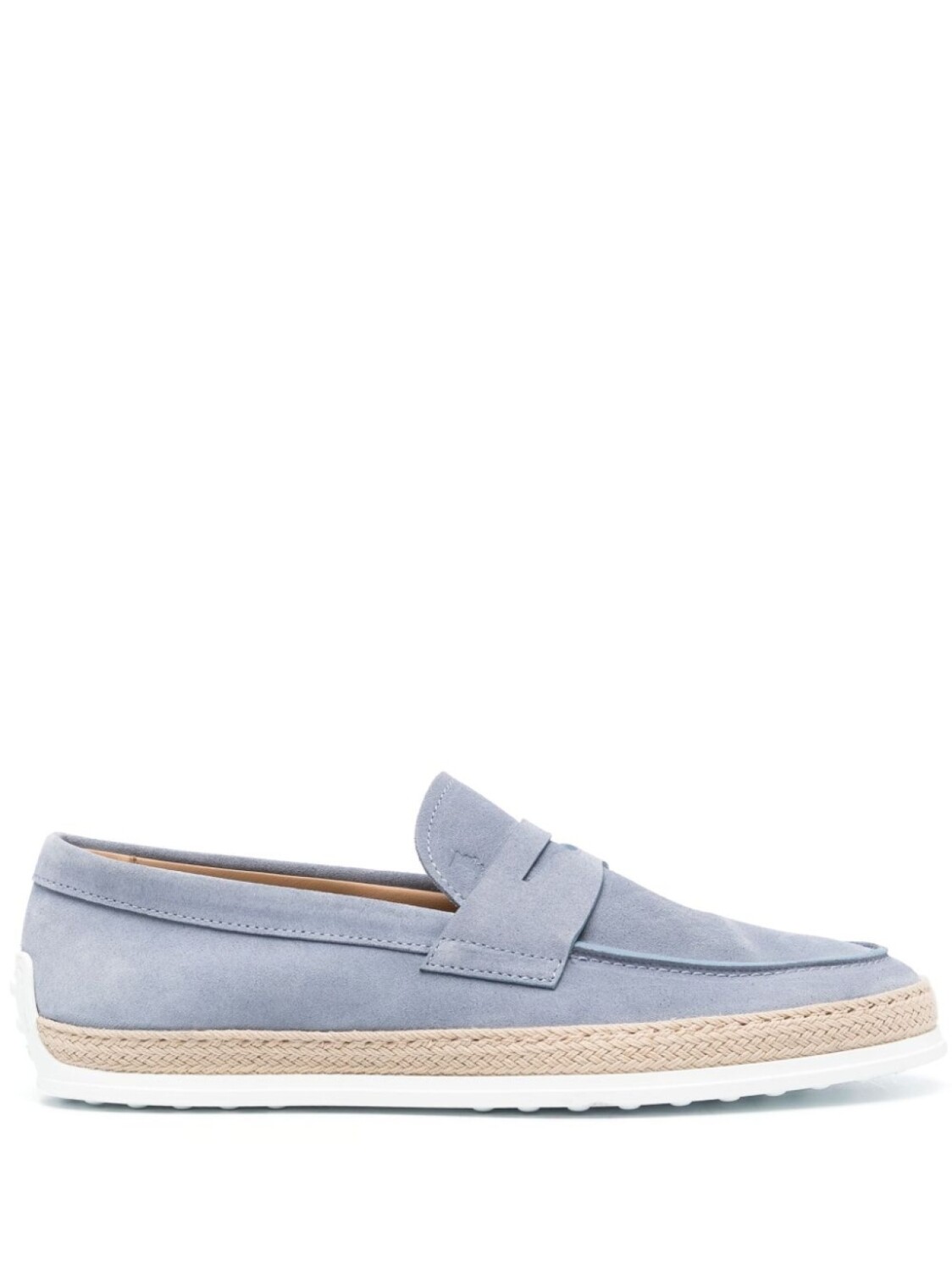 

Tod's пенни-лоферы с закругленным носком, синий