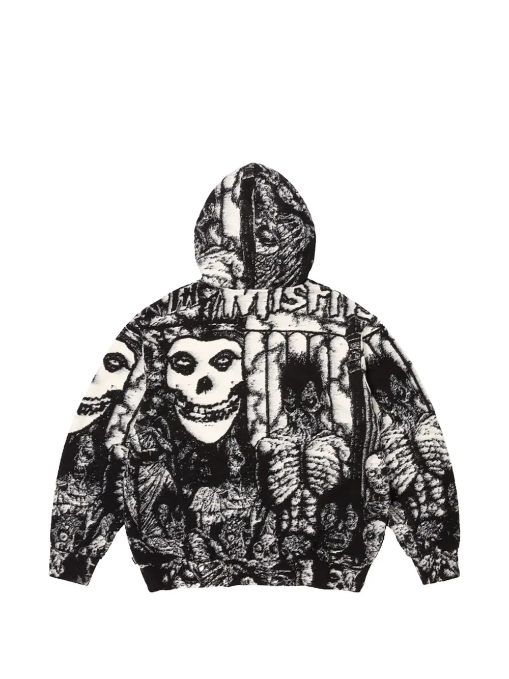 Толстовка на молнии Misfits Supreme, черный — фото 2