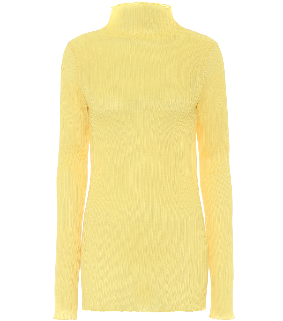 

Топ из ребристой вязки Jil Sander, Bright Yellow