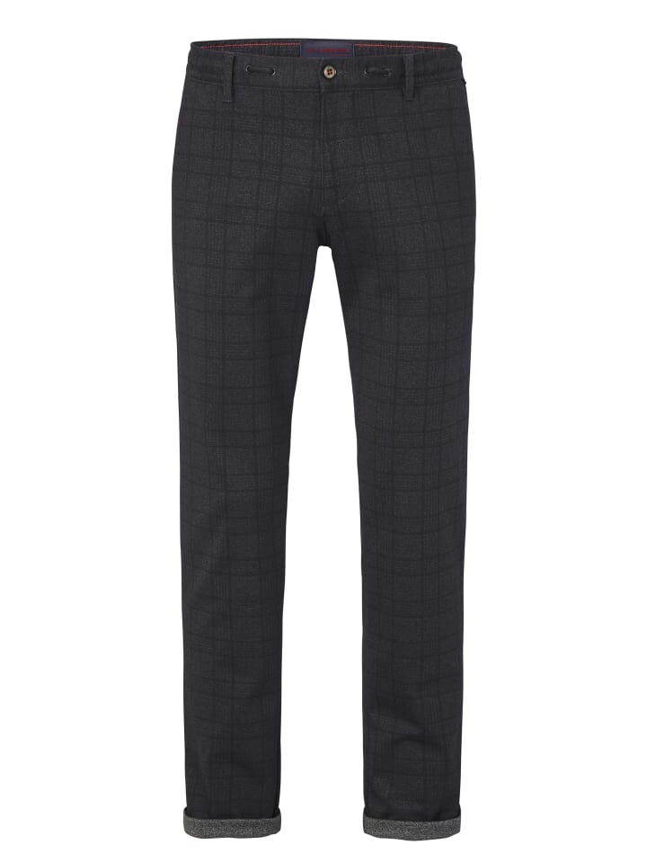 

Брюки чинос redpoint, цвет grey black check